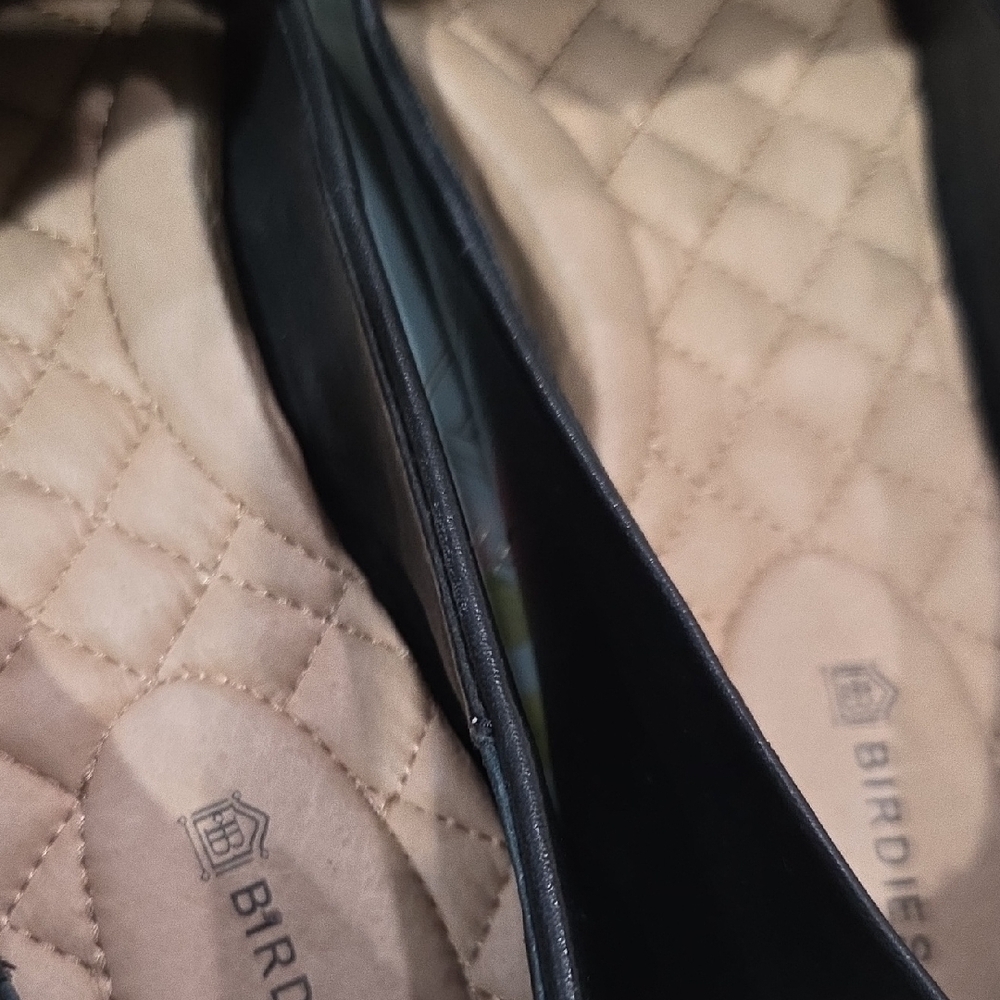 NIB BIRDIES BLACK LEATHER STARLING LOAFER 7.5 - Picture 9 of 10
